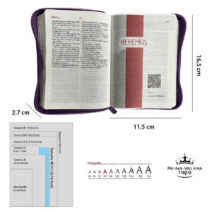 Biblia línea colores Flores – mediana – canto Plateado – Palabras de Jesús resaltadas y Ayudas digitales en QR