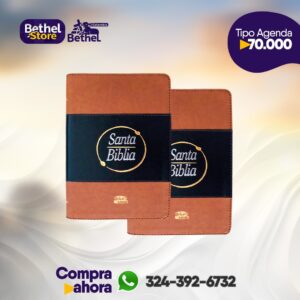 Biblia Personalizada Tipo Agenda Bicolor