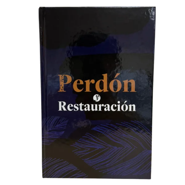 Biblia de Estudio: Perdón y Restauración Negro y Rosada - Imagen 2