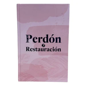 Biblia de Estudio: Perdón y Restauración Negro y Rosada